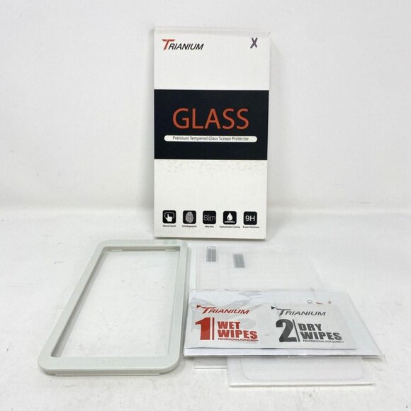 Trianium Glass Premium Tempered Glass Screen Protector iPhone X/XS Max 2 Pack - Picture 2 of 11